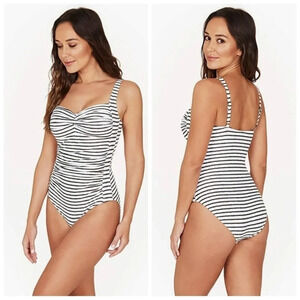 NWOT Nip Tuck Santorini Stripe onepiece swim